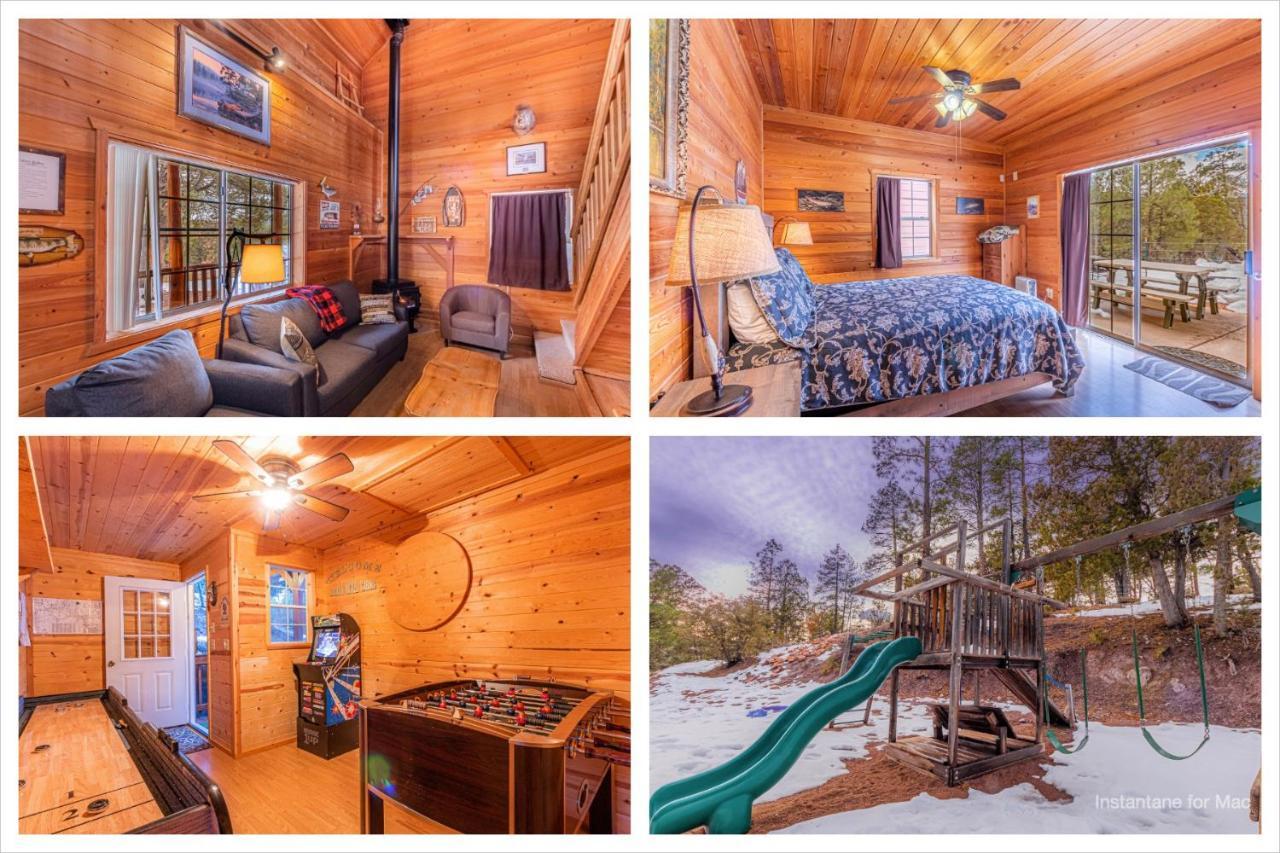 Cabin #4 The Wolves Den - Pet Friendly- Sleeps 6 - Playground & Game Room بايسون المظهر الخارجي الصورة